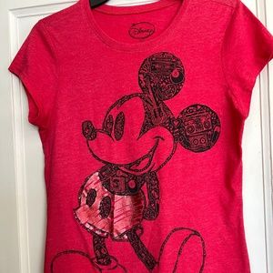 JUNIOR'S TEE SHIRT WITH MICKEY MOUSE